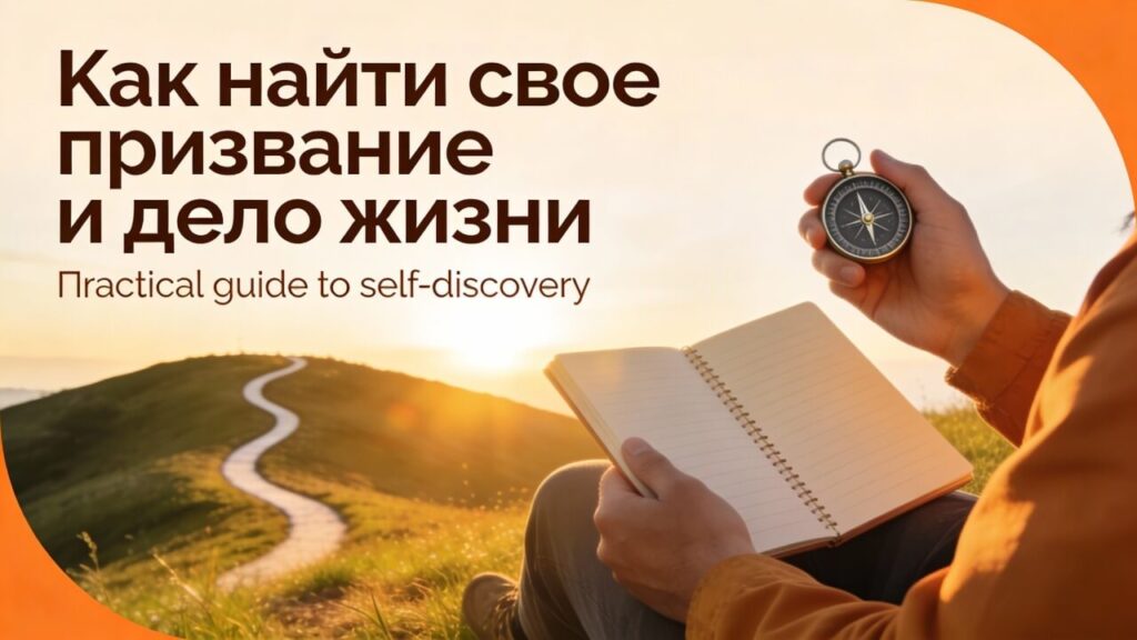 Как найти свое призвание и дело жизни