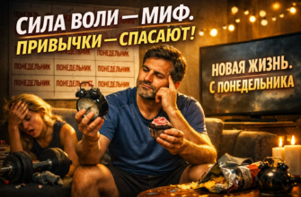 Почему сила воли — это миф, а привычки — реальность
